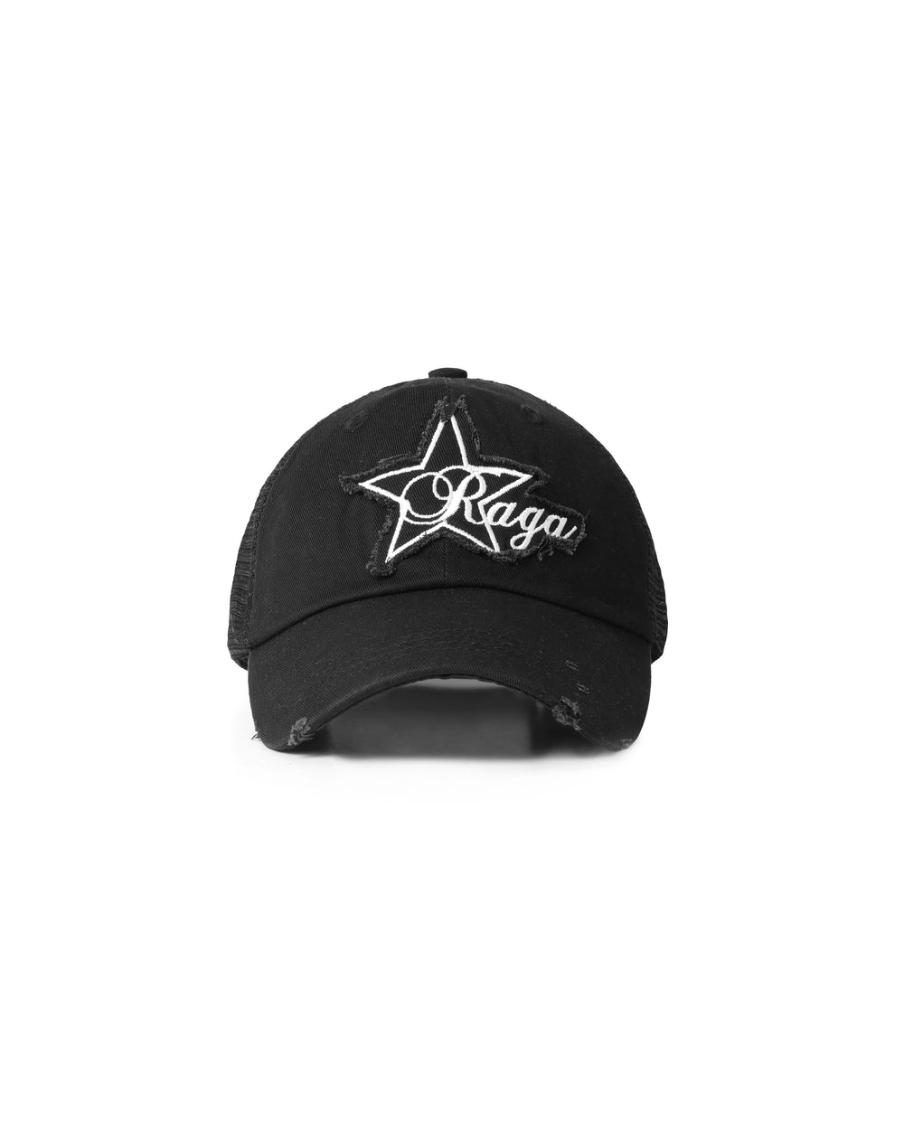 L. BLACK STAR TRUCKER HAT